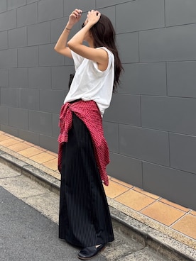 「AKTE（アクテ）のアイテム」を使った、satocoさん（レディース・167cm）の秋コーディネート