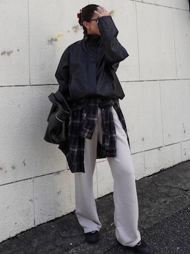 「AKTE（アクテ）のアイテム」を使った、satocoさん（レディース・167cm）の秋コーディネート