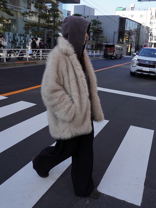 AKTE（アクテ） コート アウター フェイクファースタンドカラー