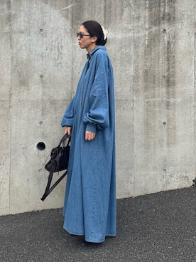 「AKTE（アクテ）のアイテム」を使った、satocoさん（レディース・167cm）の春コーディネート