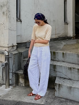 「AKTE（アクテ）のアイテム」を使った、satocoさん（レディース・167cm）の秋コーディネート