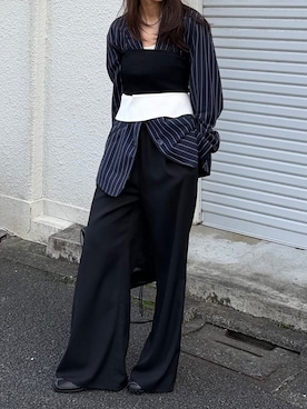 「Acne Studios（アクネストゥディオズ）のアイテム」を使った、satocoさん（レディース・167cm）の春コーディネート