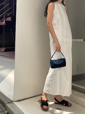 「MARNI（マルニ）のアイテム」を使った、satocoさん（レディース・165cm）の夏コーディネート