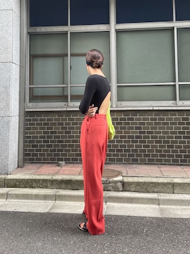 「GIVENCHY（ジバンシイ）のアイテム」を使った、satocoさん（レディース・165cm）の夏コーディネート