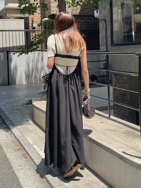 AKTE（アクテ）の「バックオープンベアワンピース（ワンピース）」 - WEAR