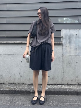 「HERMES（エルメス）のアイテム」を使った、satocoさん（レディース・167cm）の夏コーディネート