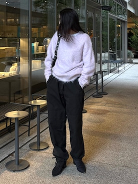 「Acne Studios（アクネストゥディオズ）のアイテム」を使った、satocoさん（レディース・167cm）の冬コーディネート