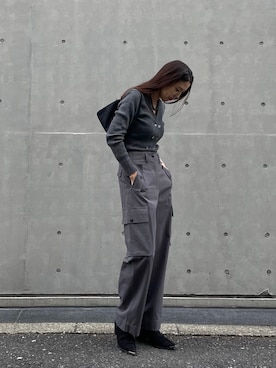「Acne Studios（アクネストゥディオズ）のアイテム」を使った、satocoさん（レディース・165cm）の春コーディネート