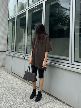 「AP STUDIO（エーピーストゥディオ）のアイテム（パンツ）」を使った、satocoさん（レディース・167cm）の秋コーディネート