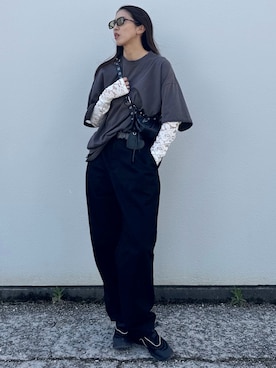 「MERRELL（メレル）のアイテム」を使った、satocoさん（レディース・167cm）の春コーディネート