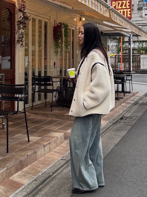 バギートップデニムパンツ（デニムパンツ）｜AKTE（アクテ）の