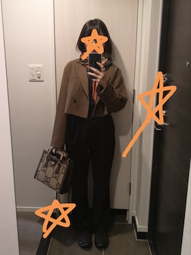 「Ray BEAMS（レイビームス）のアイテム（その他アウター）」を使った、rootcolor7さん（レディース・160cm）の秋コーディネート