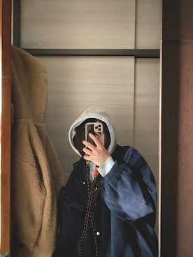 「通勤穿搭」｜「アイテム（PC・スマホグッズ/家電）」を使った、𝐙𝗼𝐞⚡️ さん（レディース・158cm）の冬コーディネート