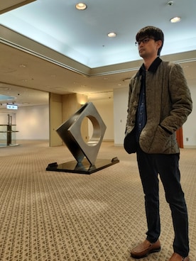 「Arnold Palmer（アーノルドパーマー）のアイテム（ジャケット/アウター）」を使った、KOHさん（メンズ・174cm）の秋コーディネート