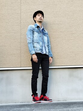 「G-STAR RAW（ジースターロゥ）のアイテム（ジャケット/アウター）」を使った、KOHさん（メンズ・174cm）の秋コーディネート