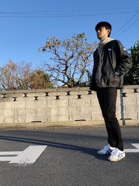 「重ね着ベストシーズン」｜「アイテム（ナイロンジャケット）」を使った、KOHさん（メンズ・174cm）の秋コーディネート