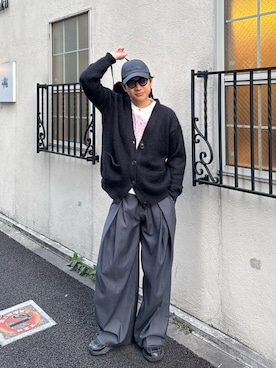 「few.（フュー）のアイテム」を使った、Kouyaさん（メンズ・170cm）の春コーディネート