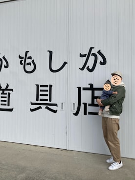 「SENSE OF PLACE by URBAN RESEARCH（センスオブプレイスバイアーバンリサーチ）のアイテム（MA-1）」を使った、NORiさん（メンズ・174cm）の秋コーディネート