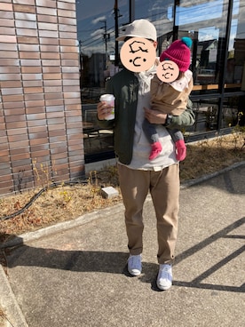 「SENSE OF PLACE by URBAN RESEARCH（センスオブプレイスバイアーバンリサーチ）のアイテム（MA-1）」を使った、NORiさん（メンズ・174cm）の冬コーディネート