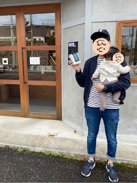 「GAP（ギャップ）のアイテム（ブルゾン）」を使った、NORiさん（メンズ・174cm）の秋コーディネート