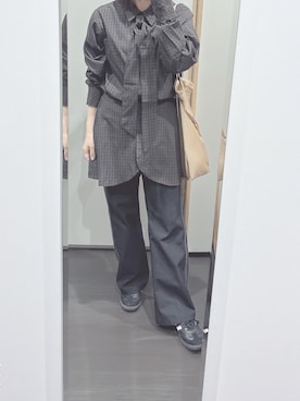 「niko and...（ニコアンド）のアイテム」を使った、yuuaさん（レディース・154cm）の秋コーディネート