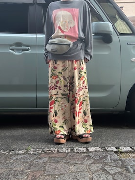 「KBF（ケイビーエフ）のアイテム」を使った、yuuaさん（レディース・154cm）の春コーディネート