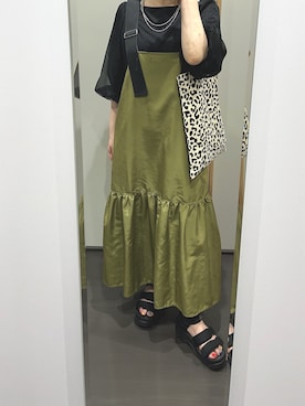 「LAKOLE（ラコレ）のアイテム（ワンピース/ドレス）」を使った、yuuaさん（レディース・154cm）の夏コーディネート
