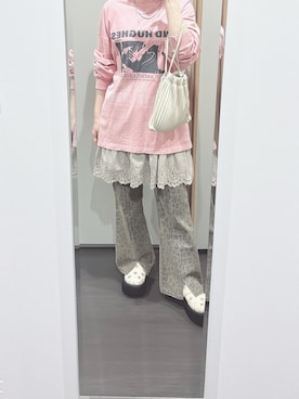 「LAKOLE（ラコレ）のアイテム」を使った、yuuaさん（レディース・154cm）の秋コーディネート