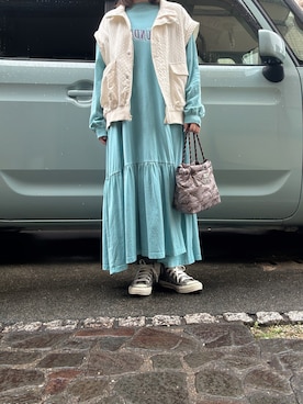 「KiU（キウ）のアイテム」を使った、yuuaさん（レディース・154cm）の春コーディネート