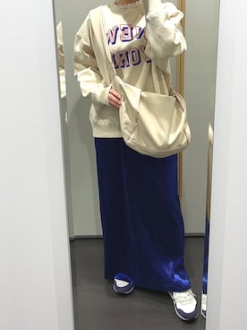 「DRESKIP（ドレスキップ）のアイテム」を使った、yuuaさん（レディース・154cm）の冬コーディネート