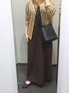 「sakishimatokyo（サキシマトーキョー）のアイテム（ワンピース/ドレス）」を使った、yuuaさん（レディース・154cm）の秋コーディネート