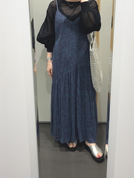 「BLOOM（ブルーム）のアイテム」を使った、yuuaさん（レディース・154cm）の夏コーディネート