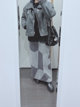 yuuaさん（レディース・154cm）の冬コーディネート