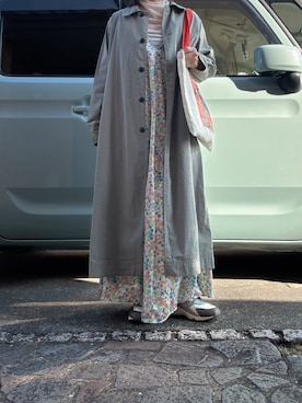 「OMNES（オムネス）のアイテム」を使った、yuuaさん（レディース・154cm）の春コーディネート