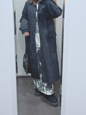 「AMERICAN HOLIC（アメリカンホリック）のアイテム（その他アウター）」を使った、yuuaさん（レディース・154cm）の冬コーディネート