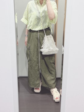 「LEPSIM（レプシィム）のアイテム」を使った、yuuaさん（レディース・154cm）の夏コーディネート