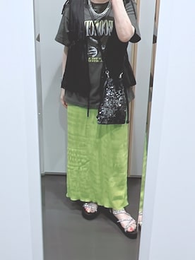 「rps（アールピーエス）のアイテム（ベスト）」を使った、yuuaさん（レディース・154cm）の夏コーディネート