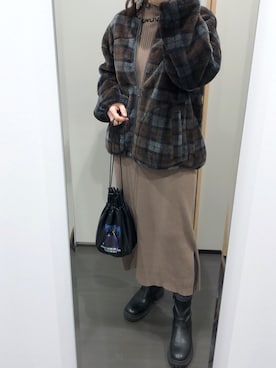 yuuaさん（レディース・154cm）の冬コーディネート