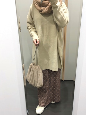 yuuaさん（レディース・154cm）の冬コーディネート