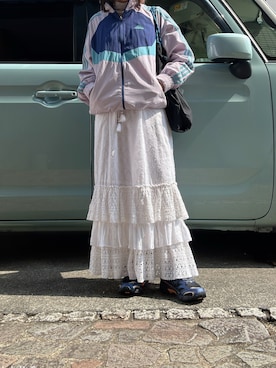 「B.C STOCK（ベーセーストック）のアイテム」を使った、yuuaさん（レディース・154cm）の春コーディネート