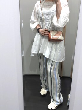 「tiptop（ティップトップ）のアイテム（シューズ）」を使った、yuuaさん（レディース・154cm）の春コーディネート