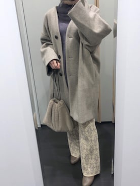 yuuaさん（レディース・154cm）の冬コーディネート