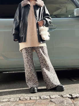 「BACK NUMBER（バックナンバー）のアイテム」を使った、yuuaさん（レディース・154cm）の冬コーディネート