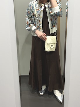 「Honeys（ハニーズ）のアイテム（パンプス）」を使った、yuuaさん（レディース・154cm）の春コーディネート