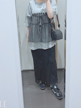 「アイテム（その他トップス）」を使った、yuuaさん（レディース・154cm）の秋コーディネート
