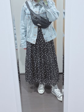 「AMERICAN HOLIC（アメリカンホリック）のアイテム（ワンピース）」を使った、yuuaさん（レディース・154cm）の春コーディネート