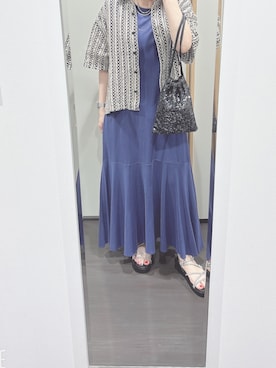 「Green　Parks（グリーンパークス）のアイテム」を使った、yuuaさん（レディース・154cm）の夏コーディネート