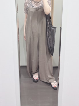 「Samansa Mos2 blue（サマンサモスモスブルー）のアイテム（バッグ）」を使った、yuuaさん（レディース・154cm）の夏コーディネート