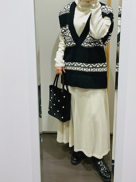 yuuaさん（レディース・154cm）の冬コーディネート