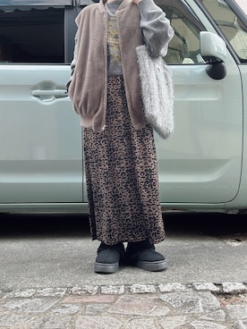 「アイテム（スリッポン）」を使った、yuuaさん（レディース・154cm）の秋コーディネート